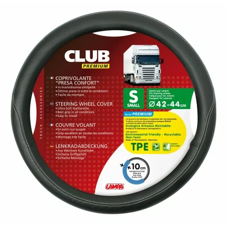 Manson volan camion Club premium - S - O 42/44cm - Negru