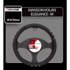 Manson volan Elegance - O 37-39cm - Negru/Crom