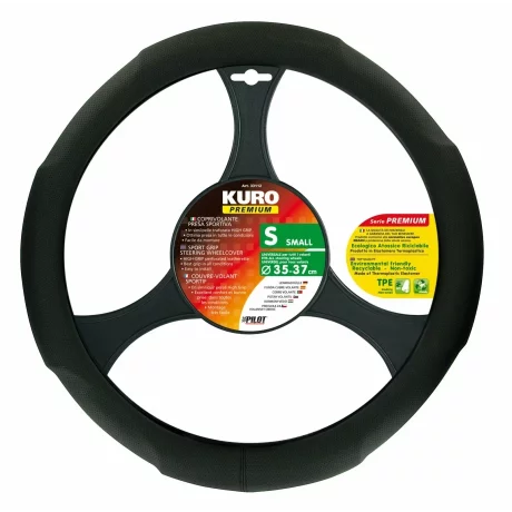 Manson volan Kuro Premium - S - O 35-37cm - Negru