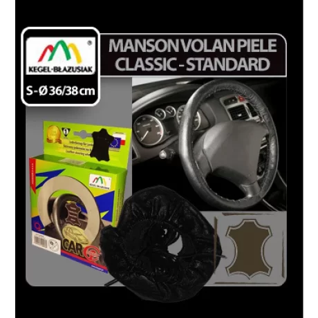 Manson volan piele Classic - Kegel - S - O 36-38cm - Negru