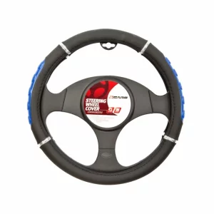 Manson volan Sport - O 37-39cm - Negru/Albastru