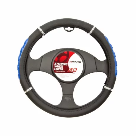 Manson volan Sport - O 37-39cm - Negru/Albastru