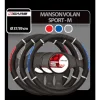 Manson volan Sport - O 37-39cm - Negru/Rosu
