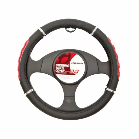 Manson volan Sport - O 37-39cm - Negru/Rosu