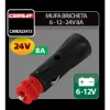 Mufa bricheta 6 - 12 - 24V 8A