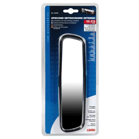 Oglinda interioara cu ventuza 213x55mm