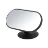 Oglinda interioara ovala cu ventuza 120x60mm