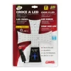 Ornament interior cu leduri 81SMD 24V - Cruce - Albastru