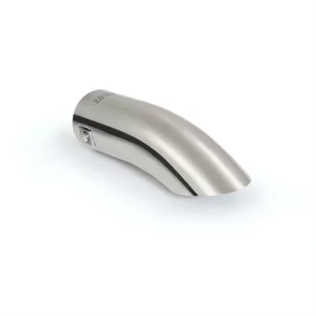 Ornament toba esapament curbat T-07, din otel inoxidabil lustruit, racordare O32-46mm