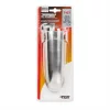 Ornament toba esapament curbat T-07, din otel inoxidabil lustruit, racordare O32-46mm