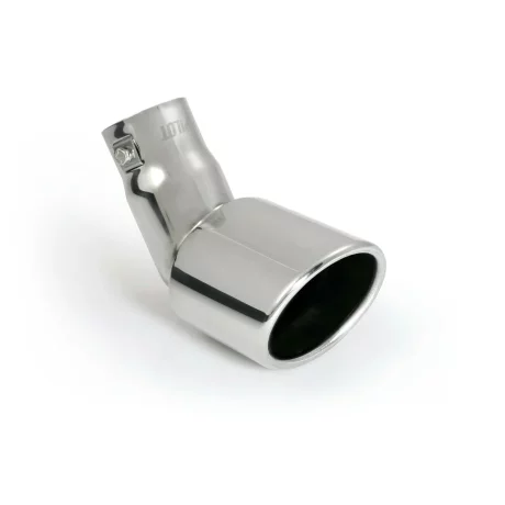 Ornament toba esapament curbat TS-21, din otel inoxidabil lustruit, racordare O30-45mm