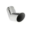 Ornament toba esapament curbat TS-41, din otel inoxidabil lustruit, racordare O43-56mm