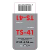 Ornament toba esapament curbat TS-41, din otel inoxidabil lustruit, racordare O43-56mm