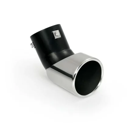 Ornament toba esapament curbat TS-45, din otel inoxidabil lustruit, racordare O50-63mm