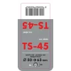 Ornament toba esapament curbat TS-45, din otel inoxidabil lustruit, racordare O50-63mm