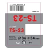 Ornament toba esapament dublu TS-23, din otel inoxidabil lustruit, racordare O36-54mm