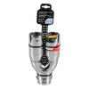 Ornament toba esapament dublu TS-26, din otel inoxidabil lustruit, sunet sport, racordare O34-46mm