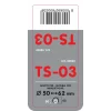 Ornament toba esapament TS-03, din otel inoxidabil lustruit, sunet sport, racordare O50-62mm