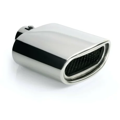 Ornament toba esapament TS-30, din otel inoxidabil lustruit, sunet sport, racordare O28-36mm