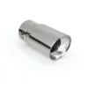 Ornament toba esapament TS-49, din otel inoxidabil lustruit, sunet sport, racordare O38-52mm