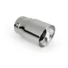 Ornament toba esapament TS-50, din otel inoxidabil lustruit, sunet sport, racordare O50-63mm