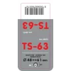 Ornament toba esapament TS-63, din otel inoxidabil lustruit, sunet sport, racordare O48-61mm