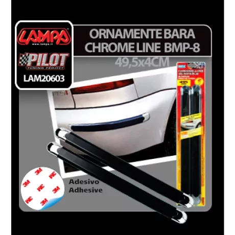 Ornamente bara protectie Chrome Line 2buc