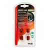 Ornamente capacele valve Hexagonal 4buc - Rosu