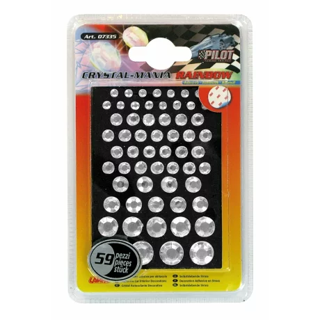Ornamente cristal mania 59buc - Transparent