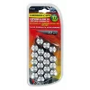 Ornamente prezoane metal cromat 20buc - Hex 17mm - Crom
