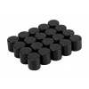 Ornamente prezoane silicon 20buc - Hex 17mm - Negru