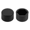 Ornamente prezoane silicon 20buc - Hex 17mm - Negru