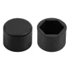 Ornamente prezoane silicon 20buc - Hex 19mm - Negru