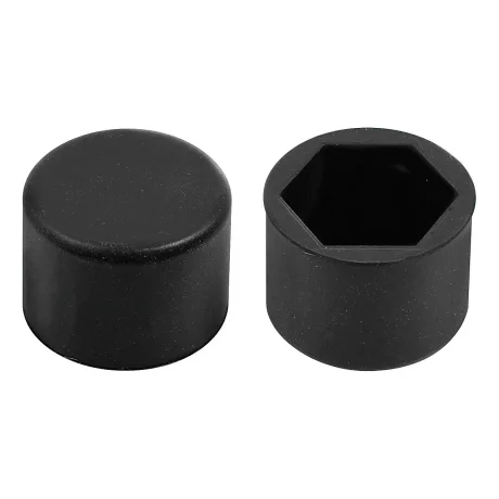 Ornamente prezoane silicon 20buc - Hex 19mm - Negru