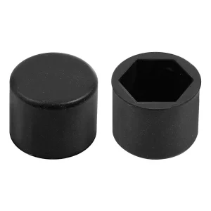 Ornamente prezoane silicon 20buc - Hex 21mm - Negru