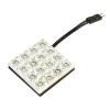 Panou cu 16 Hyper-Led 35x35mm - 12V - Rosu