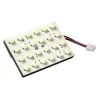 Panou cu 24 Hyper-Led SMD 35x65mm - 24V - Rosu