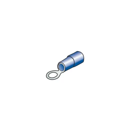 Papuci electrici 10buc tip inel - O 5mm - Albastru