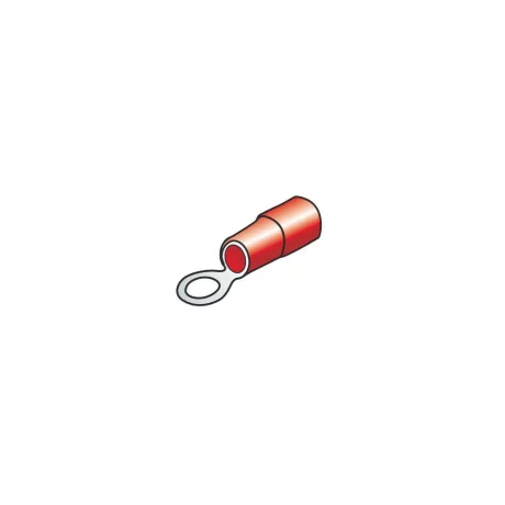 Papuci electrici 10buc tip inel - O 5mm - Rosu