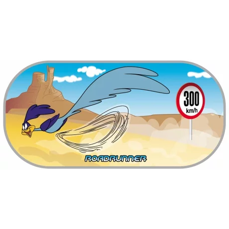Parasolar spate cu ventuze Looney Tunes 1buc - Road Runner