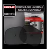 Parasolare laterale negre cu ventuza Carpoint