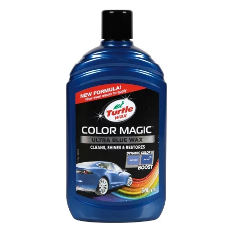 Pasta pentru lustruit caroserii Turtle wax Color Magic 500ml - Albastru