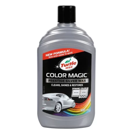 Pasta pentru lustruit caroserii Turtle wax Color Magic 500ml - Argintiu