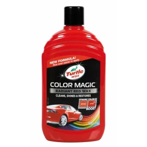 Pasta pentru lustruit caroserii Turtle wax Color Magic 500ml - Rosu