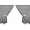 Perdele camion Premiere 9buc - Gri