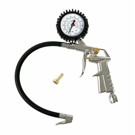 Pistol aer pentru umflat cu manometru profesional