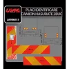 Placi identificare vehicule grele-lungi (dungi) 2buc Lampa