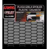 Plasa grila spoiler plastic Negru - Hexagon mare 15x35mm - 120x40cm