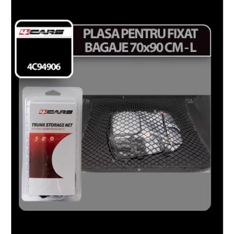 Plasa pentru fixat bagaje 70x90cm - L - 4Cars