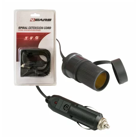Prelungitor priza bricheta cu 4m cablu 12-24V 4Cars